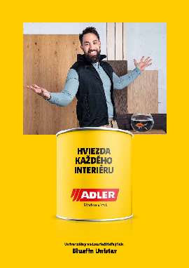 ADLER Bluefin Unistar - Nový univerzálny vodouriediteľný lak