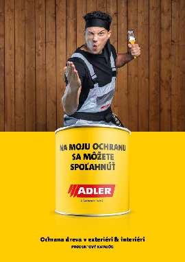 ADLER Produkty na ochranu dreva exteriéri & interiéri