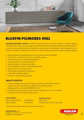 ADLER Bluefin Pigmores 4in1 - krycí vodouriediteľný lak na nábytok