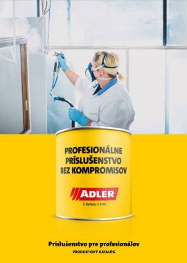 ADLER katalóg Príslušenstvo pre profesionálov