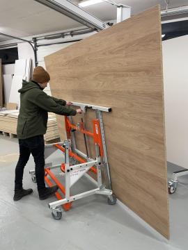 manipulácný vozík DTP-200, ( DTD, MDF), veľkoplošný materiál
