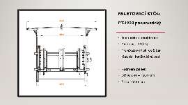 Paletovací stôl - PT-1900 PNEUMATICKÝ s príslušenstvom