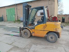 VZV Junghenreich 5t, zdvih 5,95m, LPG - 2 bomby na vozíku
