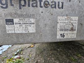 Prodám použitý přívěs ložná plocha 6m x 2,1m / 3500kg