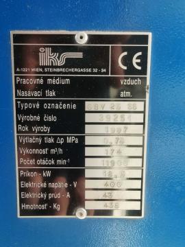 Skrutkový kompresor AirKrone 18,5KW 174 m3/hod 