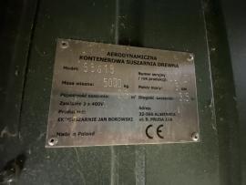 Zánovní aerodynamická kontejnerová sušárna dřeva